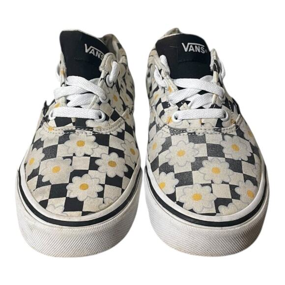 VANS Womens Flower Print sneakers Size 7.5 Ol Skool - Picture 2 of 8